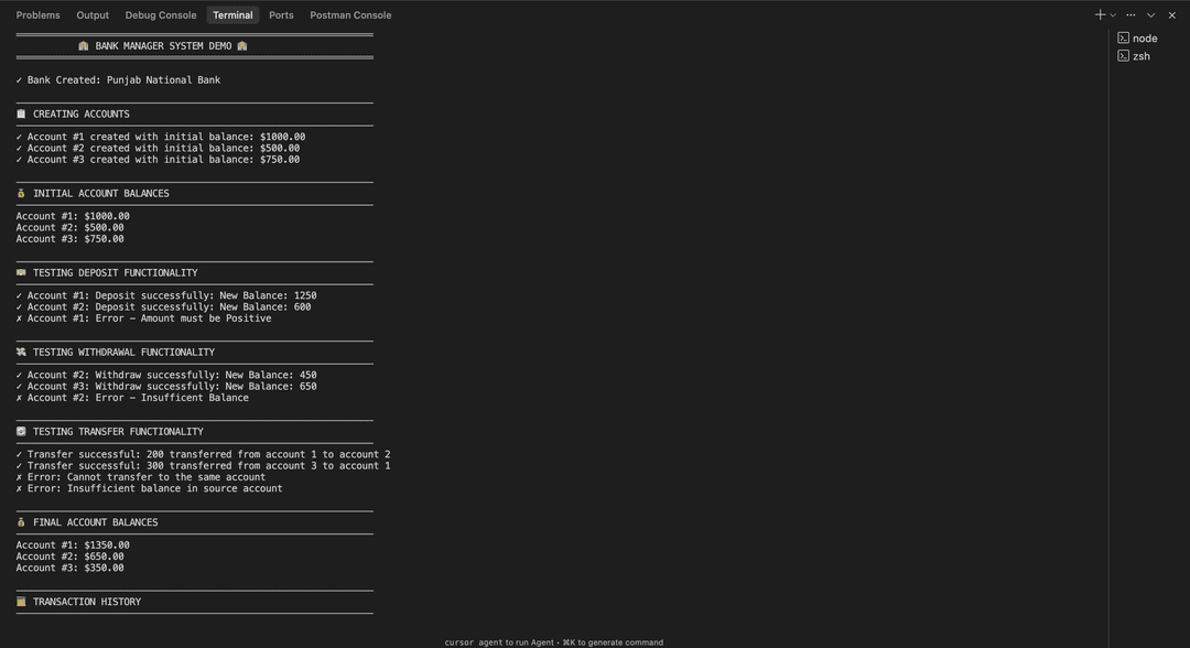 Banking Simulation in Rust